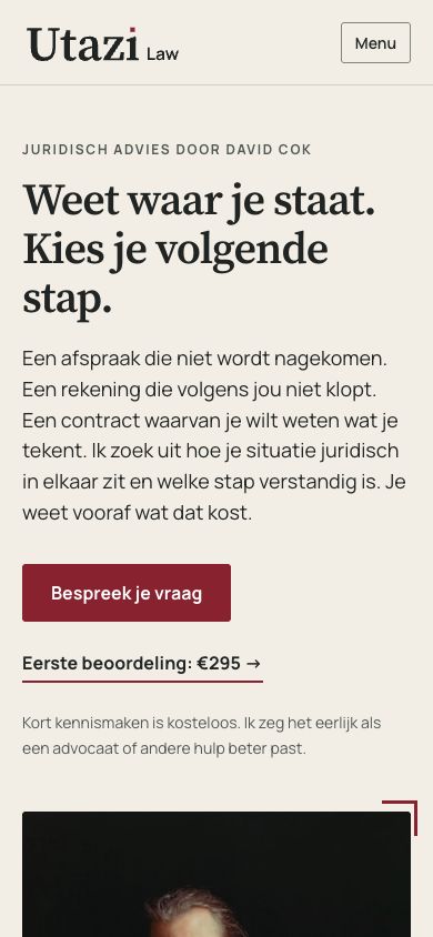 Mobiele weergave van utazi.nl